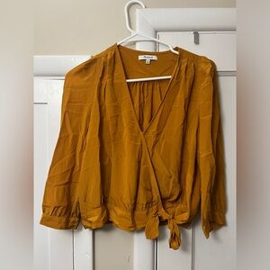 Madewell Wrap V-Neck Blouse
